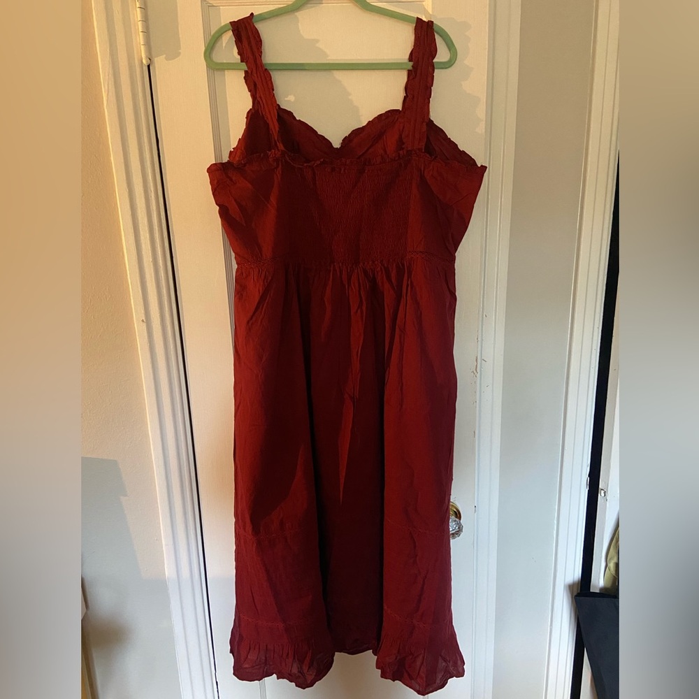 NWT American Eagle Catie Corset Midi Dress - Antique Rose - Picture 7 of 11